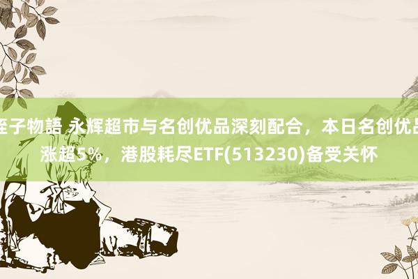 姪子物語 永辉超市与名创优品深刻配合，本日名创优品涨超5%，港股耗尽ETF(513230)备受关怀